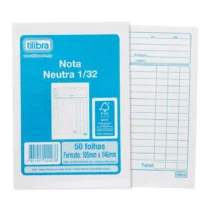 NOTA NEUTRA 1/ 32 105 MM X 146 MM C/ 50 FLS. UN. - TILIBRA