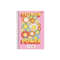 Caderno Joyful Mind Flower Power 10 Mat. 160 Fls. - Foroni