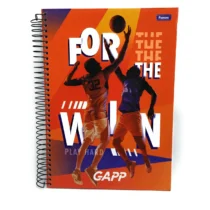 Caderno Gapp For The Win Basquete 10 Mat. 160 Fls. - Foroni