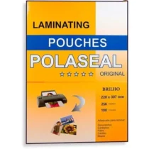 Plástico P/ Plastificação Ofício 222 mm X 336 mm C/ 100 UN. - Polaseal