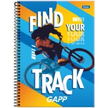 Caderno Gapp Find Your Track 10 Mat. 160 Fls. - Foroni