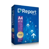 Resma De Papel A4 210 mm X 297 mm 90 g/m² 24 Lb C/ 500 Fls. - Report Suzano