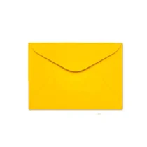 ENVELOPE DE CARTA AMARELA 72 MM X 108 MM C/ 100 UN. - FORONI