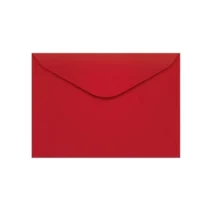ENVELOPE DE CARTA VERMELHO 72 MM X 108 MM C/ 100 UN. - FORONI