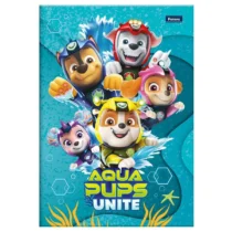 Caderno Brochura Patrulha Canina Azul Claro 80 Fls. - Foroni