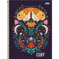 Caderno Espiral Cliff Borboleta 80 Fls. - Foroni