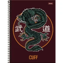 Caderno Espiral Cliff Dragão 80 Fls. - Foroni