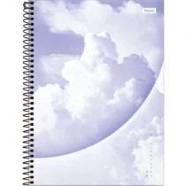 Caderno Espiral Elementos Lílas 10 Mat. 160 Fls. - Foroni