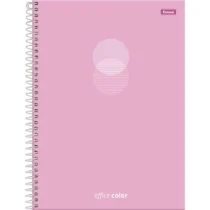 Caderno Espiral Office Color Rosa Claro 80 Fls. - Foroni