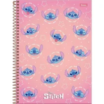 Caderno Espiral Stitch Cute 10 Mat. 160 Fls. - Foroni