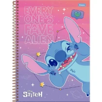 Caderno Espiral Stitch Every One'S Fave Alien 10 Mat. 160 Fls. - Foroni