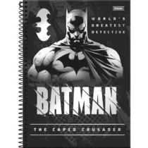 Caderno Espiral Batman The Caped Crusader 10 Mat. 160 Fls. - Foroni