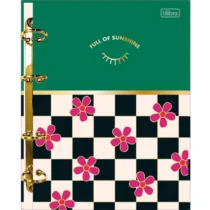 Fichario Check Pop - Caderno Argolado 160 Folhas - Tilibra