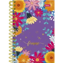 CADERNETA 1/8 FEMME ROXO 96 FLS. - FORONI
