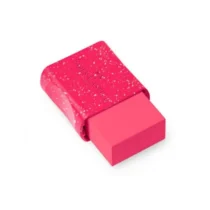 Borracha Glitz Rosa C/ Glitter UN. - Faber-Castell