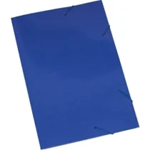 Pasta Polionda C/ Elástico Ofício 249 mm X 332 mm X 20mm Azul - Polibras