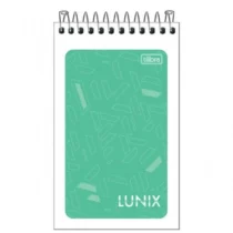 CADERNETA LUNIX VERDE 60 FLS. - TILIBRA