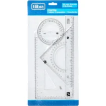 Kit Geométrico Cristal C/ 4 Pçs. UN. - Tilibra