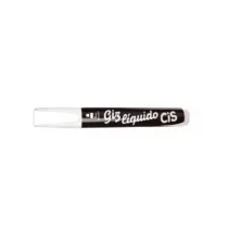 Caneta Giz Líquido Branca 5 mm UN. - Cis