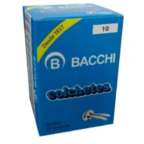 Colchete Prateado N° 10 C/ 72 UN. - Bacchi