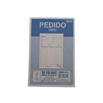 PEDIDO PRETO 137 MM X 207 MM 50 FLS. - SÃO DOMINGOS