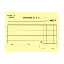 BLOCO DE SAÍDA DE CAIXA 150 MM X 105 MM C/ 50 FLS. - PRINT