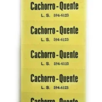 TICKETS DE CACHORRO - QUENTE C/ 500 UN. - LS