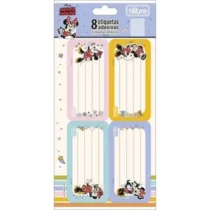 Etiqueta Adesiva Minnie Mouse C/ 8  - Tilibra