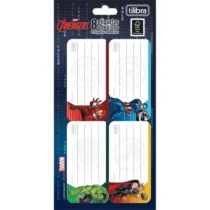 Etiqueta Adesiva Vingadores C/ 8  - Tilibra