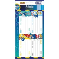 Etiqueta Adesiva Sonic C/ 8  - Tilibra