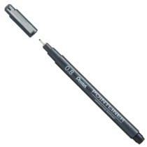 Caneta Nanquim Pointliner 0.8 mm Preta UN. - Pentel