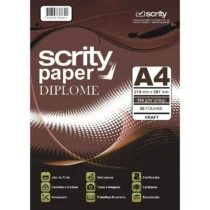 Papel Kraft A4 180 g/m² 210 mm X 297 mm C/ 50 Fls. - Scrity