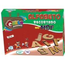 Alfabeto Em Mdf C/ 36 Pçs. - Carlu Brinquedos