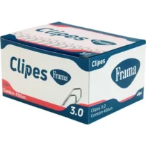 Clips 3/0 Metálicos C/ 430 UN. - Frama