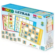 Bingo De Letras C/ 4 Cartelas E C/ 90 Pçs. - Jungee
