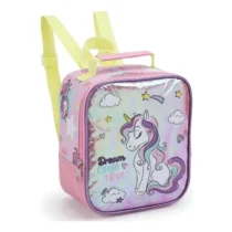 Lancheira Térmica Infantil Unicórnio (Rosa)- Seanite