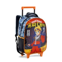 Mochila Infantil Ninja Com Rodas (Azul) - Seanite
