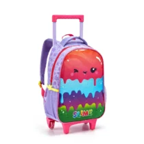 Mochila Infantil Slime Com Rodas - Seanite