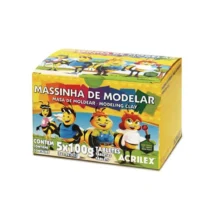 Massa De Modelar Soft 500G Azul Turquesa - Acrilex