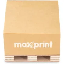 Bloco Adesivo Cubo Kraft 400 Fls. 76 mm X 76 mm - Maxprint