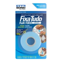 Fita Dupla Face Espuma 19 mm X 1,5 M UN. - Tekbond