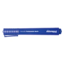 Marcador Permanente Chanfrado Azul UN. - Maxprint
