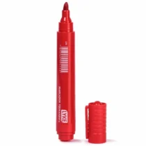 Marcador Permanente Chanfrado Vermelho UN. - Lyke