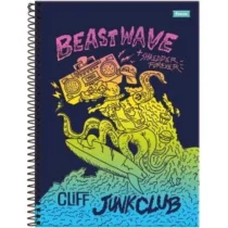 Caderno Cliff 15 Mat. Beastwave 240 Folhas - Foroni