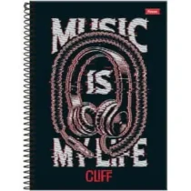 Caderno Cliff 15 Mat. Music 240 Folhas - Foroni