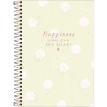 Caderno Espiral Soho The Heart Verde 80 Fls. - Tilibra