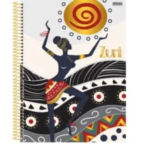 Caderno Espiral Zuri Sol 80 Fls. - Sd
