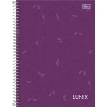 Caderno De 16 Mat. Lunix Roxo 256 Fls. - Tilibra