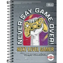 Caderno De 16 Mat. Pepper Game 256 Fls. - Tilibra