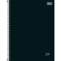 Caderno De 20 Mat. Zip Preto 320 Fls. - Tilibra